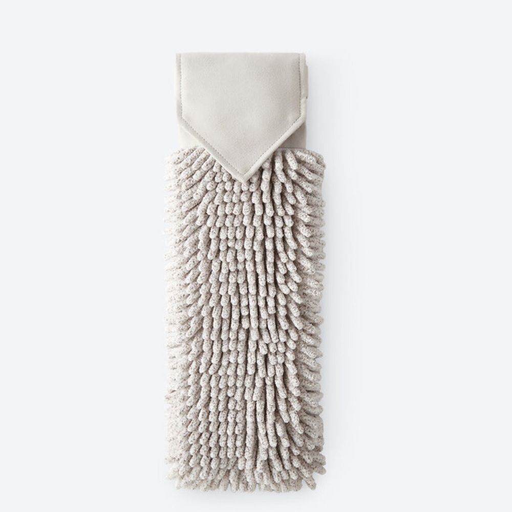 Norwex Chenille Heathered Oatmeal Towel NWT